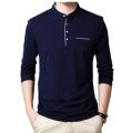 BLUE COLOUR COTTON LONG SLEEVE CASUAL T-SHART FOR MEN ..