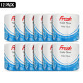 Fresh Toilet Tissue Paper (White) - 12 Pack. 