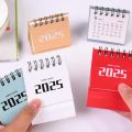 Style Coil Standing Flip Desktop Calendar Agenda Organizer Schedule Planner 2024 2025 Calendar Yearly Agenda Paper Mini Desk Calendar Office. 