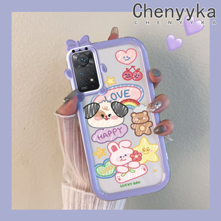 Chenyyka%20For%20Xiaomi%20Redmi%20Note%2011%20Pro%205G%20Note%2011e%20Pro%20Case%20Cartoon%20Happy%20Rabbit%20Lovely%20Little%20Monster%20Camera%20Lens%20Soft%20Clear%20Shockproof%20Phone%20Cases%20Transparent%20Casing%20Silicone%20Protective%20Cover%20-%20Image%209
