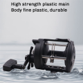 Saltwater Fishing Reel 4000 Series Trolling Reel Drum Fishing Reel Saltwater Right Hand Sea Fishing Reel Pesca Black. 