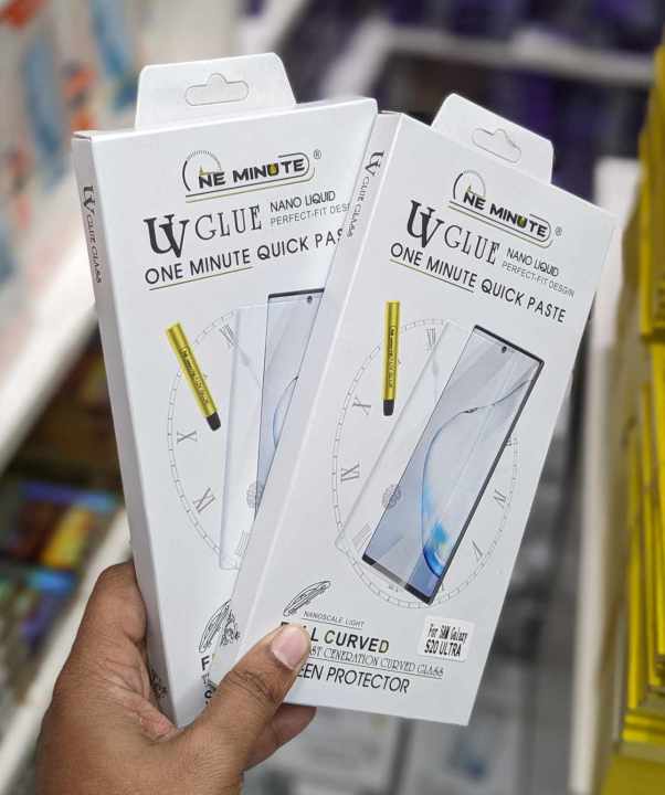 For%20Samsung%20Galaxy%20S20%20Ultra%20One%20Minute%20UV%20Glass%20Light%20Adhesive%20Full%20Glue%20Curved%20Glass%20Screen%20Protector%20Transparent%20-%20Image%203