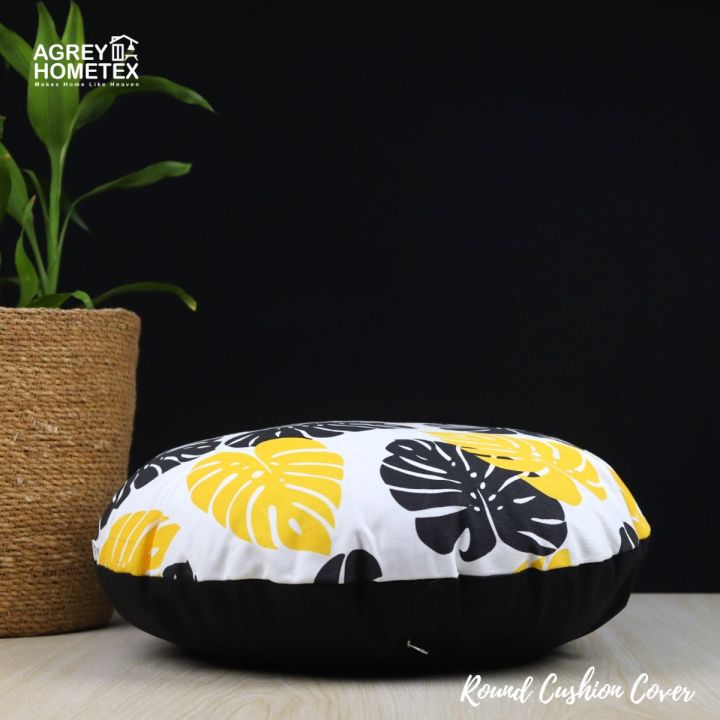 Exclusive%20Round%20Cushion%20Cover,%20Black%20&%20Yellow%20(14%E2%80%B3x14%E2%80%B3),%20Only%20Cover%20-%20Image%203