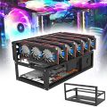 6GPU Open Ethereum Mining Rack Easy To Install Accessory Tools Frame.