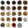 Synthetic Hair Bun Extensions Messy Curly Elastic Hair Scrunchies Hairpieces Chignon wig Pieces for Women. 