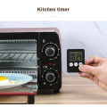 Cooking Timer LCD Digital Screen Clock Kitchen Countdown Timer Mechanical Digital Home Kitchen Square Cooking Countdown Alarm.