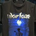 MEN'S COTTON T-SHIRT WARFAZE  WITIE AND BLUE COMBINATION. 