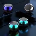M3 Wireless Bluetooth Speaker Sound Box Audience Metal Stereo Surround Subwoofer Small Mini Portable Bluetooth Speakers.