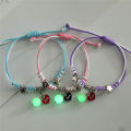 3Pcs/set Friendship Bracelet for Women Girl Handmade Rope BFF Bracelet for 3 Friends Glow in the Dark. 