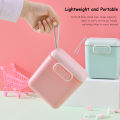 HelloKimi Milk Pow-der Storage Food Containers Portable Milk Pow-der Air Tight Containers with Spoon Milk Feeding Storage Boxes Milk Dispenser Infant Baby Food Storage Containers. 