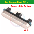 Ready Now- For Google Pixel 7 Pro External Side Buttons Power On Off + Volume Control Button Outside Side Keys Compatible Replacement Parts.