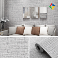 Self-Adhesive Grey Plain Linen Textured Wall Sticker Vinyl 60cmx120cm  Wallpaper Rolls ( 8 sqf ). 