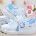 Sanrio hello kitty 2023 spring autumn non-slip net shoes girl casual shoes cartoon board shoes kuromi sports shoes cute Sneakers. 
