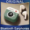 New Q86 TWS Wireless Earphones Bluetooth 5.3 Stereo Sport Headphones Retro Camera Style Earbuds Compatible iPhone Android.