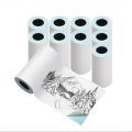 10 Pcs 57Mm X 30Mm Self-Adhesive Waterproof Thermal Sticker Paper Roll - Perfect For Mini Photo And Label Printers.