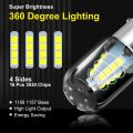 1PC 1156 BA15S P21W LED Bulbs Car Light Super Bright 1157 BAY15D P21/5W led Lamp Turn  Light 12V White Red Yellow Amber-1157 BAY15D P21-5W. 