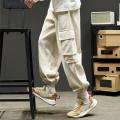 Summer Trousers Comfortable Cargo Pants Streetwear Dress-up Cool Deep Crotch Summer Trousers. 