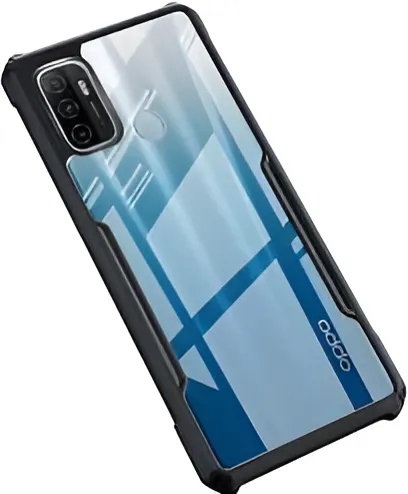 For%20Oppo%20A53%20%20Protective%20Black%20Border%20Crystal%20Clear%20Xundd%20Mobile%20Back%20Case%20Cover%20-%20Image%204