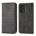 Suitable For Samsung Galaxy A54 A53 A52 A51 A32 A33 A12 A13 A14 A22 A24 A23 Phone Case With Lanyard Artificial Diamond Lattice Flip Magnetic Buckle Multi-card Slot Bracket Wallet Style A73 A72 A71 Small Cow Pattern Protective Leather Case Business.
