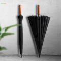 24 Ribs Rain Umbrella Classic Windproof Umbrella for Outdoor Walking Trips. 
