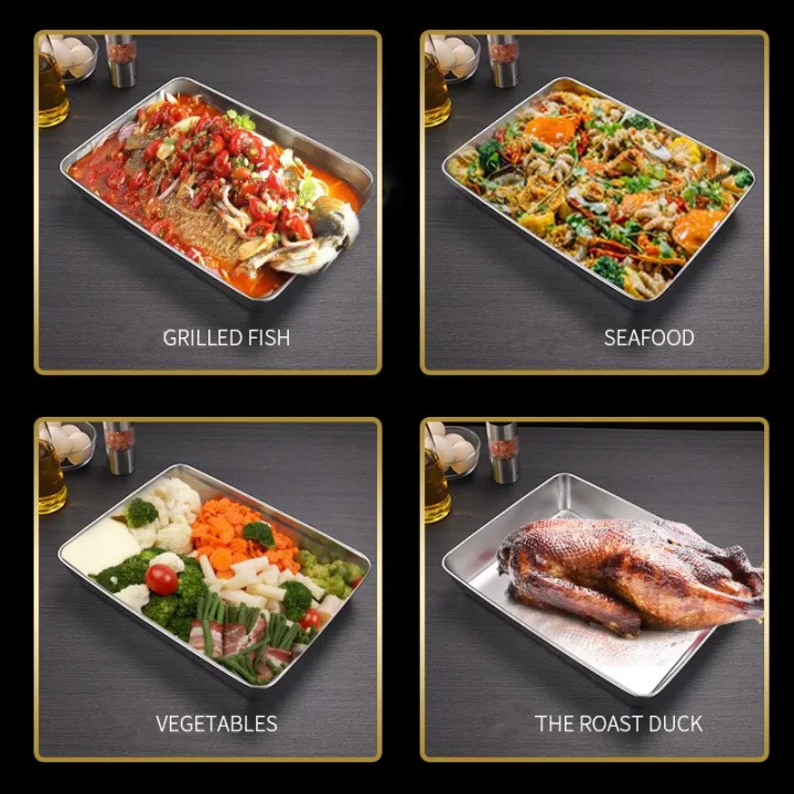 Stainless%20Steel%20Rectangular%20Bakeware%20Nonstick%20Pans%20Fruit%20Bread%20Food%20Storage%20Trays%20Plate%20Kitchen%20Deep%20Steamed%20Dish%20Baking%20Tools%20-%20Image%206