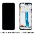 Display For Xiaomi Redmi Note 12S LCD Touch Screen Replacement For Redmi 2303CRA44A 23030RAC7Y 2303ERA42L New Digitizer Assembly.