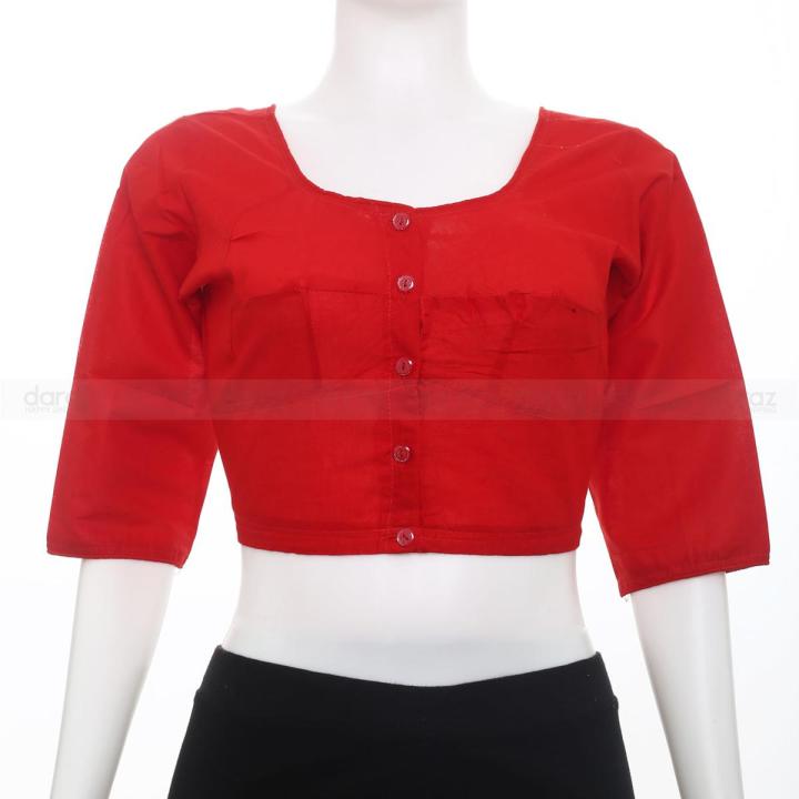 Cotton Sharee Blouse Bra Cut Best qualityfull Good Stitching For Women