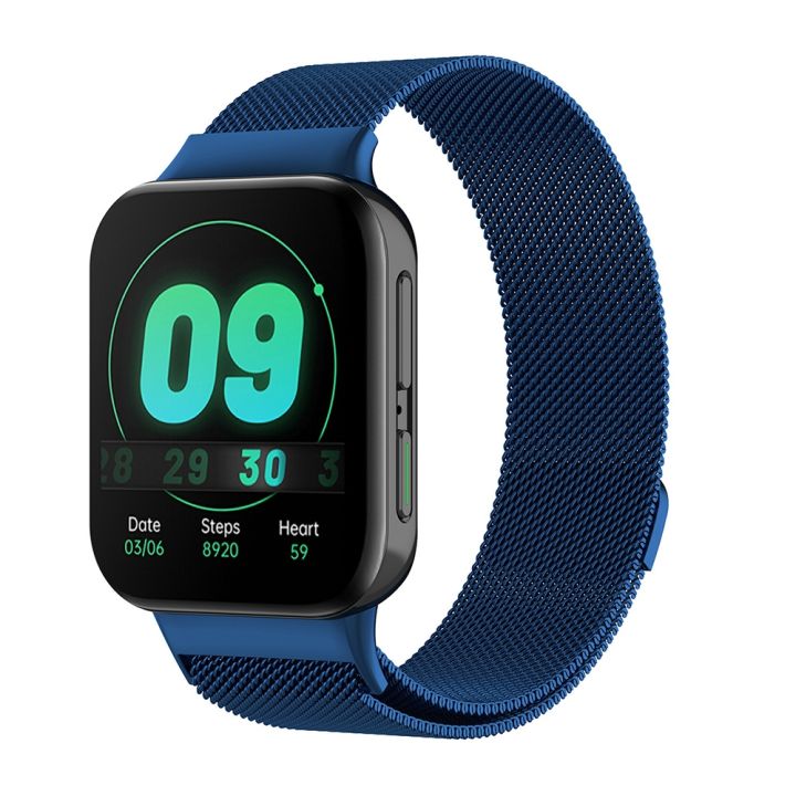 For OPPO Watch 41MM Watch Milanese Stainless Steel Metal Watch Band