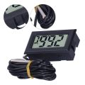 Digital Thermometer Impact Resistance -50-110℃ Hygrometer for Smart Home Humidors Garden Greenhouse. 