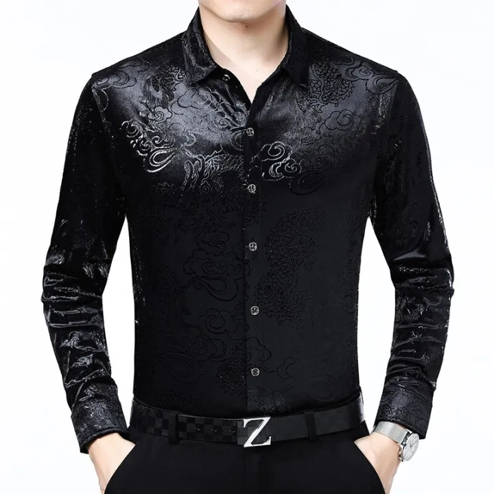 Luxury%20Chinese%20Dragon%20Embroidery%20Velvet%20Shirt%20Men%20Slim%20Fit%20Long%20Sleeve%20Casual%20Shirts%20Mens%20Button%20Down%20Social%20Party%20Chemise%204XL%20-%20Image%202