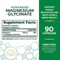 Nature's Bounty Advanced Magnesium Glycinate 360 mg  - 90 Capsules. 