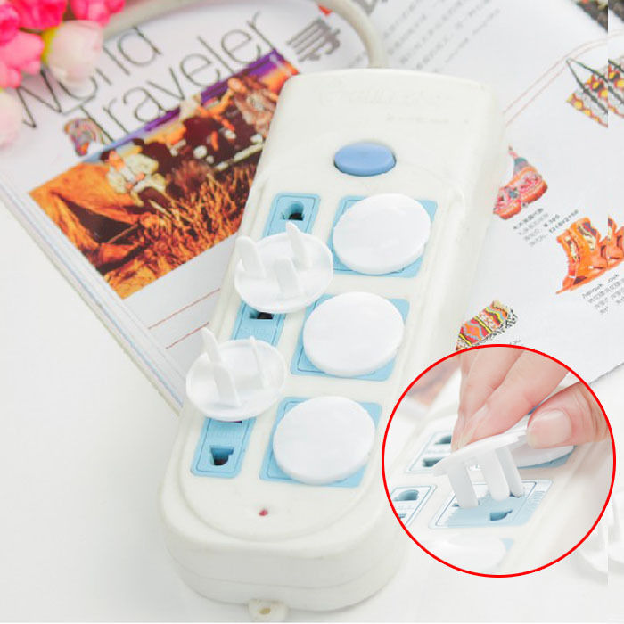 10 Pcs Child Safety Protection Socket Plug Protector Baby Electric Shock Protection Power Supply Cover Anti-Electric