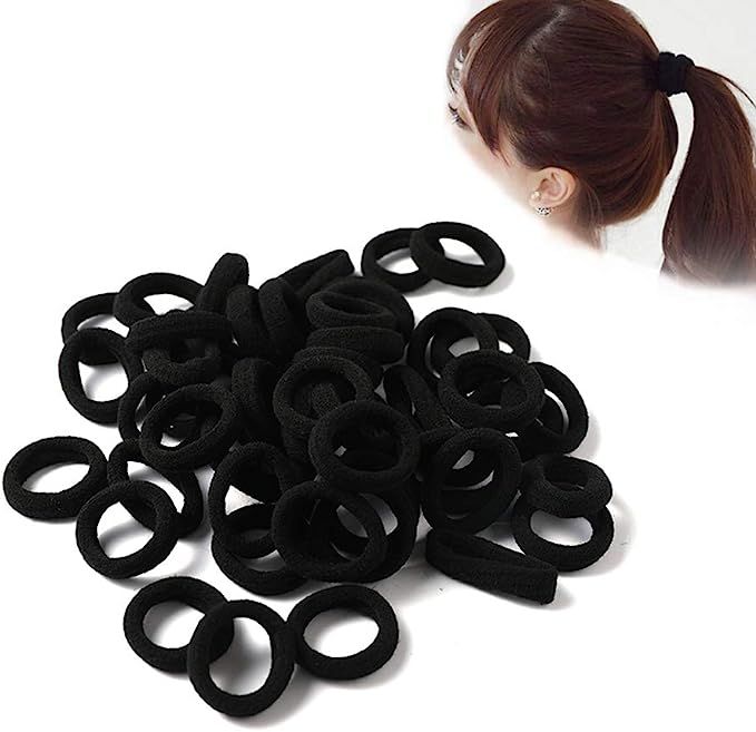 50Pcs%20Pure%20Black%20Hair%20Bands%20Rubber%20Band%20Elastics%20Girl%20Women%20Tie%20Gum%20Headband%20Hair%20Ban%20Elastic%20Hair%20Ties%20-%20Image%204