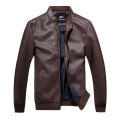 Maroon PU Lather Jacket For Men china.