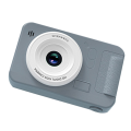 (GGBR)-4K Digital Camera High-Definition Photography CCD Travel Selfie Entry-Level Small Students Campus Selfie Camera Silvery. 