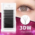 winky beauty 3D/4D/5D/6D/7D/8D Natural Professional Lashes Automatic Flower W Shape Bloom Premade Fans Eyelash Extensions Y Lash. 