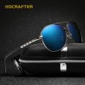 HDCRAFTER Polarized Sunglasses Men 2021 Vintage Male Sun Glasses Brand Designer Night Vision UV400 Festival Lunettes De Soleil. 