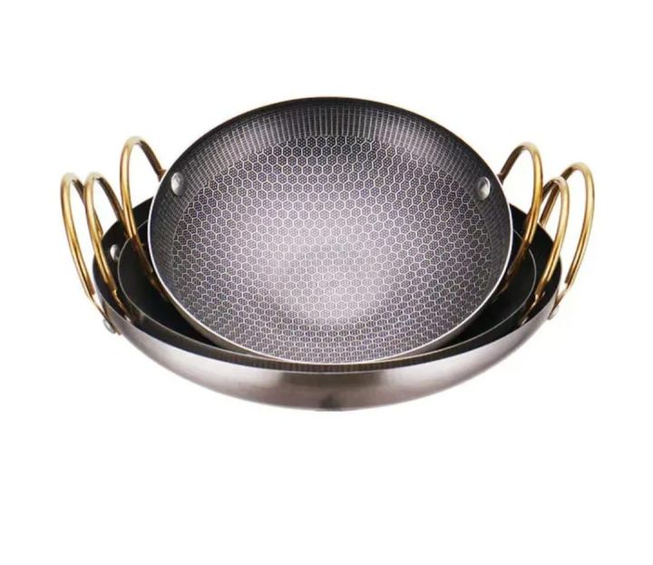 Honeycomb%20Non-Stick%20Stainless%20Steel%20Wok%20Pan%20%7C%20Tri-Ply%20Kadai%20with%20Golden%20Brass%20Handles%20%7C%20Induction%20&%20Gas%20Cooktop%20Compatible%20%7C%20Easy%20Clean%20Fry%20Pan%20-%20Image%203