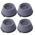 4Pcs Anti Vibration Feet Pads Washing Machine Rubber Mat Anti-Vibration Pad Dryer Non-Slip Universal Fixed Washing Machine Stand. 