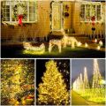 Solar Led Light Outdoor 50/100/200/300LED Fairy Lights Christmas Lights Street Garland Waterproof Festoon Garden Decor Garland--blue--10M 100LED.