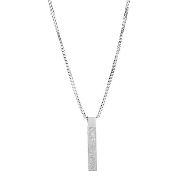 silver%20and%20black%20%20Color%20Metal%20Chain%20for%20Men%20-%20Image%202