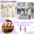 1Set Multicolor+Transparent Acrylic Bookmarks Blanks Sublimation Acrylic Book Markers for Women.