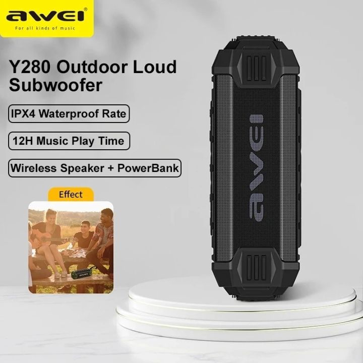 Awei%20Y280%20Portable%20Bluetooth%205.0%20Speaker%20Wireless%20Soundbox%20Outdoor%20Loud%20Subwoofer%20IPX4%20Waterproof%20Speaker%2012-Hour%20Play%20Time%20-%20Image%205