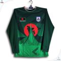Banglades Full Sleeve Football Jersey For Men - Long Sleeve T Shirt - Banglades Football Jersey. 