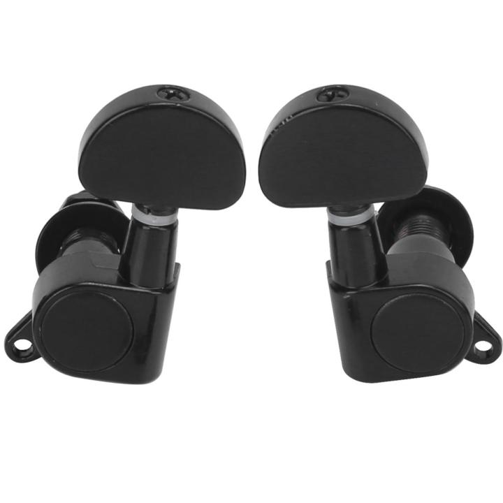 Locking Guitar String Tuning Peg, 6 Pcs Tuning Key Pegs Tuners Key with 6 Pcs Screws for Most Acoustic Guitars and Electric Guitars