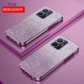 lthmy for VIVO Y77 5G case electroplating colorful soft glitter TPU cellphone cover luxury phone casing.