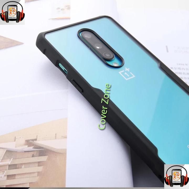 OnePlus%208%20Transparent%20Matte%20Silica%20Gel%20Hard%20Back%20Cover,%20Slim%20Shockproof%20Protective%20Phone%20Case%20-%20Image%203