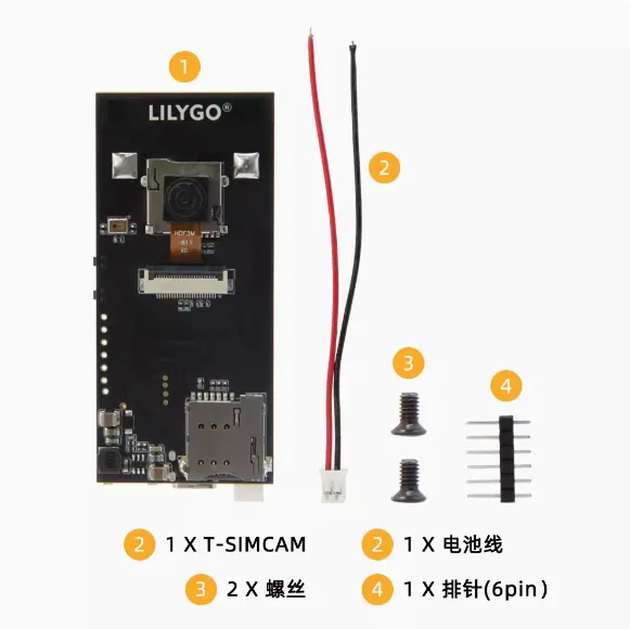 LILYGO T-SIMCAM ESP32-S3 CAM development board WiFi bluetooth 5.0 wireless module OV2640/OV5640 version autofocus H677
