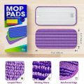 Reusable Microfiber Mop Pads for Swiffer Wet Jet, Wet and Dry Pad, Household Dust Cloth, Cleaning Accessories, 2Pcs. 