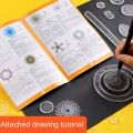 【DIV MALL】Spirograph Drawing Toys Set Interlocking Gears Wheels Painting Drawing Accessories Creative Educational Toy Spirographs. 